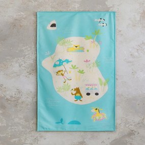 Πετσέτα Θαλάσσης Παιδική Δύο Όψεων Paradiso Multi Nima Beach 70x140cm 100% Cotton