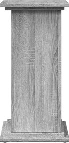 vidaXL Βάση Οθόνης με Αποθ. Γκρι Sonoma 31x30x60 εκ. Επεξεργ. Ξύλο