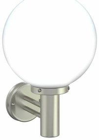 vidaXL Εξωτερικά Φωτιστικά Τοίχου 2 pcs Ασημί 28 x 25 x 38 εκ