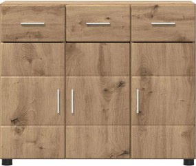 vidaXL Πλαϊνό γραφείο FLORIN 88,5 x 30,5 x 73 εκ Artisan Oak