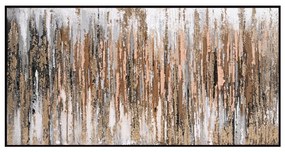 ΠΙΝΑΚΑΣ ΤΟΙΧΟΥ ABSTRACT  ΜΕ ΚΟΡΝΙΖΑ ΜΑΥΡΗ-ΚΑΜΒΑΣ 142x4.5x72Υεκ