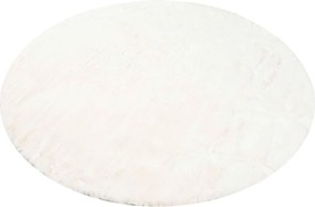 Στρογγυλό Χαλί Γούνινο (Φ100) Polcarpet Rabbit White