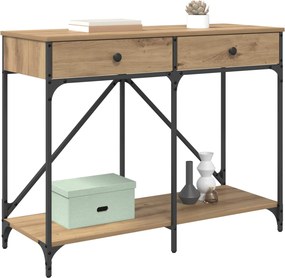 vidaXL Τραπέζι κονσόλας Artisan Oak 100 x 39 x 78,5 εκ