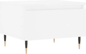 vidaXL Τραπεζάκια Σαλονιού 2 τεμ. Λευκά 50 x 46 x 35 εκ. Επεξεργ. Ξύλο