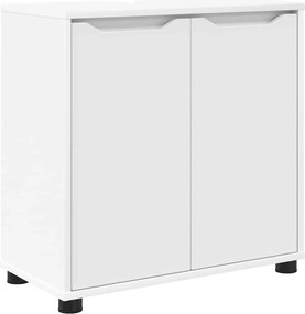 vidaXL Σετ Επίπλων Μπάνιου με συρτάρι 4 pcs Λευκό Επεξεργασμένο ξύλο