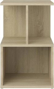 vidaXL Κομοδίνα 2 τεμ. Sonoma Δρυς 35 x 35 x 55 εκ. από Επεξ. Ξύλο