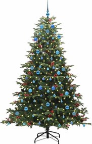 vidaXL Τεχνητό Χριστουγεννιάτικο Δέντρο με 300 LED Πράσινο 210 cm