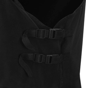 vidaXL Σαμάρι Ίππου Μαύρο Πολυεστέρας