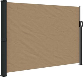 vidaXL Σκίαστρο Πλαϊνό Συρόμενο Taupe 140 x 500 εκ.