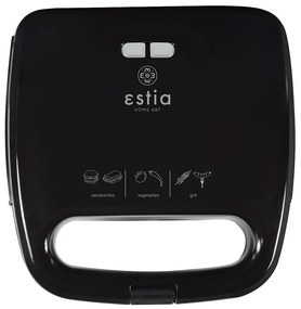 Τοστιέρα 2 Θέσεων 750 Watt BlackPlus ESTIA 06-10027