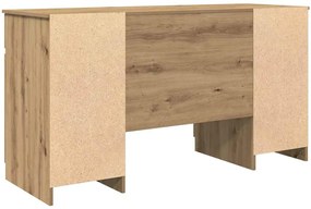 vidaXL Γραφείο artisan δρυς 140 x 49 x 76 εκ. Επεξεργασμένο ξύλο