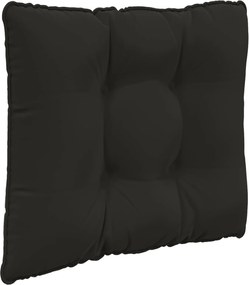 vidaXL Μαξιλάρι Καναπέ Εξωτερικού Χώρου 3 pcs Μαύρο Πολυεστέρας