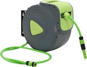 vidaXL Ανέμη Αυτόματη με Λάστιχο Τοίχου 30 + 2 μ.