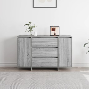 vidaXL Μπουφές Γκρι Σονομά 120x41x75 εκ Επεξεργασμένο Ξύλο