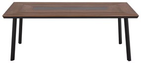 Τραπέζι TABER Αλουμινίου Γκρί με Επιφάνεια Polywood 200x100x75Υ εκ. 200x100x75 εκ.