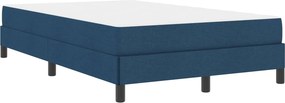 vidaXL Κρεβάτι με ελατήρια Μπλε 120 x 200 cm ύφασμα