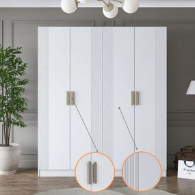 Ντουλάπα Λευκό BREFU 180x57.5x210