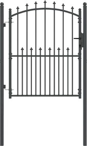 vidaXL Πύλη Φράχτη με Ακίδες EMMEN 150 x 100 cm