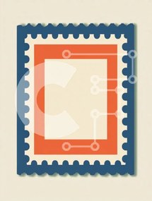 Intra Συλλεκτικό Ξύλινο Παζλ Plywood  4mm - Τυποποιημένο σχέδιο γραμματοσήμων Σε Ξύλινο Κουτί - Διαστάσεις Puzzle: 10x10 cm – 25 κομμάτια