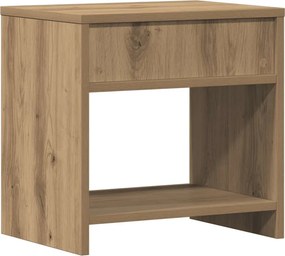 vidaXL Κομοδίνο Χρώμα Αρτισιανή Δρυς 40 x 30 x 40 εκ. από Επεξ. Ξύλο
