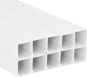 vidaXL Κανάλι Καλωδίων 60 x 40 χιλ. 10 μ. από PVC