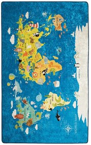 Χαλί World Map 876CHL1004 Multi Conceptum Hypnose 100X160cm
