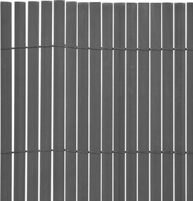 vidaXL Φράχτης Κήπου Γκρι 150 x 300 cm PVC