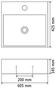 ΝΙΠΤΗΡΑΣ ΜΕ ΟΠΗ ΒΡΥΣΗΣ ΜΑΥΡΟΣ 60,5 X 42,5 X 14,5 ΕΚ. ΚΕΡΑΜΙΚΟΣ 142742