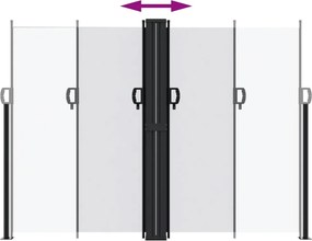 vidaXL Σκίαστρο Πλαϊνό Συρόμενο Λευκό 180 x 600 εκ.