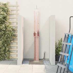 vidaXL Εξωτερικό ντους 246 cm Φυσικό