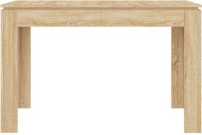 vidaXL Τραπεζαρία Sonoma Δρυς 120 x 60 x 76 εκ. από Επεξ. Ξύλο