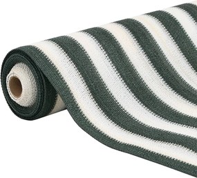 vidaXL Δίχτυ Σκίασης Πράσινο/Λευκό 1,5x10 μ. από HDPE 75 γρ./μ²