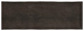 vidaXL Επιφ Τραπεζιού Αν Καφέ 180x60x(2-6)εκ.Ακατέργ. Μασίφ Ξύλο Δρυός
