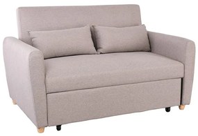 Καναπές Κρεβάτι Διθέσιος MOTTO Cappuccino Ύφασμα 140x86x86cm