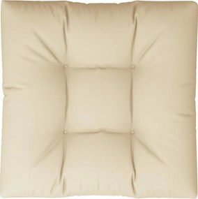 vidaXL Μαξιλάρι Καναπέ Παλέτας Μπεζ 70 x 70 x 12 εκ.
