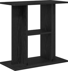 vidaXL Βάση Ενυδρείου Μαύρη Δρυς 60x30x60 εκ. από Τεχνητό Ξύλο