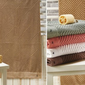 Πετσέτα Προσώπου (50x100) Whitegg Τ021 550gsm Καφέ