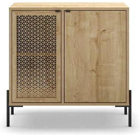 Μπουφές Naive Megapap χρώμα sapphire oak 80x40x80εκ.