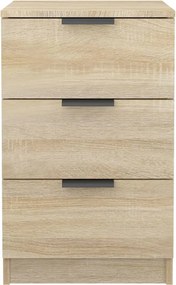vidaXL Κομοδίνο Sonoma Δρυς 40 x 36 x 65 εκ.