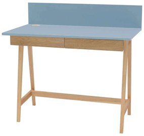 Γραφείο Luka LUKA2DOFASH13 110x50x75cm Natural-Light Blue