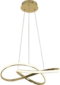 Φωτιστικό Οροφής LED Aca Gordius HM92LEDP48BR Brass
