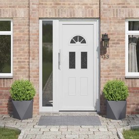 vidaXL Γλάστρα 2 pcs Ανθρακί 40 x 40 x 40 cm Ατσάλι