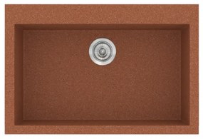 Sanitec Classic 338 Granite Terracotta Ένθετος Νεροχύτης 70cm