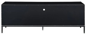 BLACKBIRD TV STAND RIVIERA OAK ΜΑΥΡΟ 160x40,5xH58cm - Μέταλλο - 05-0670