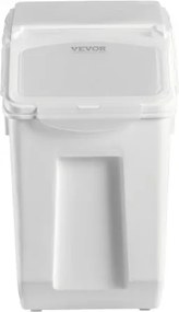 VEVOR 15Lx2 + 20Lx2 Ingredient Storage Container Airtight Kitchen Flour Bin