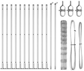 vidaXL Στύλος Περιφράξεων Γαλβανισμένο 25 x 1,2 μ Ατσάλι