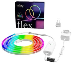 Smart Ταινία LED Twinkly Flex (TWFL300STW-WEU), 2 Μέτρα, 300 LED RGB, με Βluetooth, WiFi, Dimmer Και Έλεγχο μέσω Κινητού Τηλεφώνου