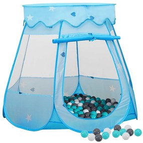 vidaXL Παιδική Σκηνή Μπλε 102 x 102 x 82 εκ. με 250 Μπάλες