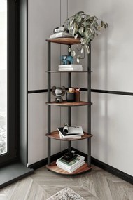 Βιβλιοθήκη Καρυδιά BOOKCASE 34x34x139