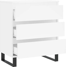 vidaXL Συρταριέρα Λευκή 60 x 35 x 70 εκ. από Επεξεργασμένο Ξύλο